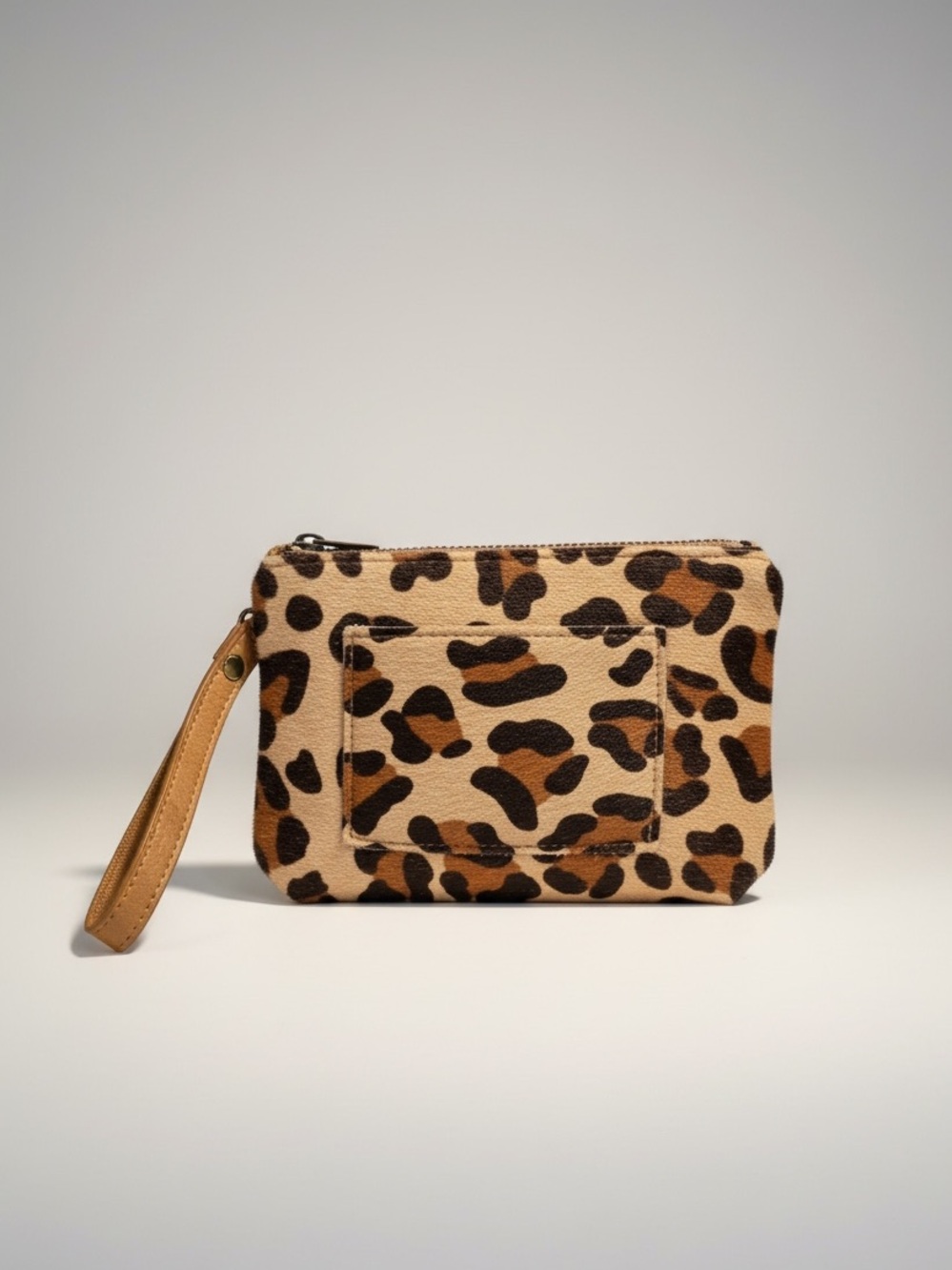Crewcuts By J. Crew Leather Cheetah print Wristlet